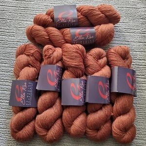 Ella Rae DK Merino Superwash Yarn, Colorway ochre heather, 7 skeins